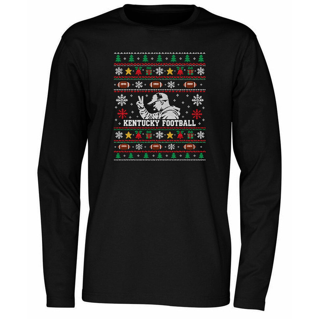 Coach Two Finger Kentucky Football Ugly Christmas Shirt