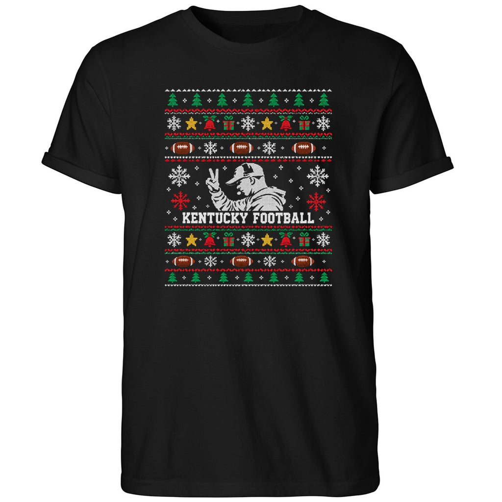 Coach Two Finger Kentucky Football Ugly Christmas Shirt