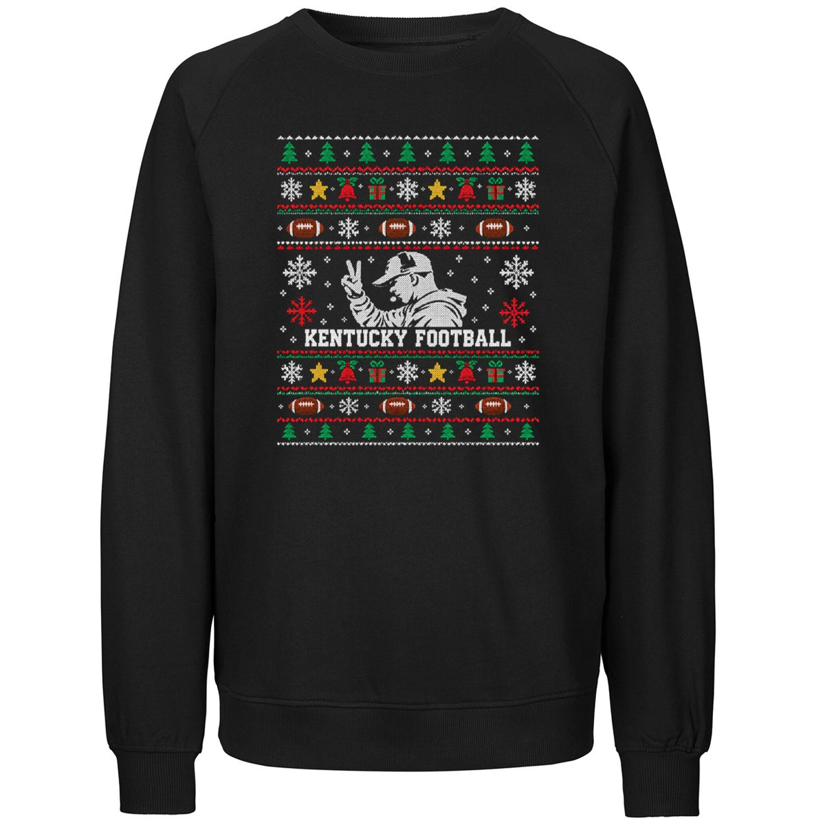 Coach Two Finger Kentucky Football Ugly Christmas Shirt