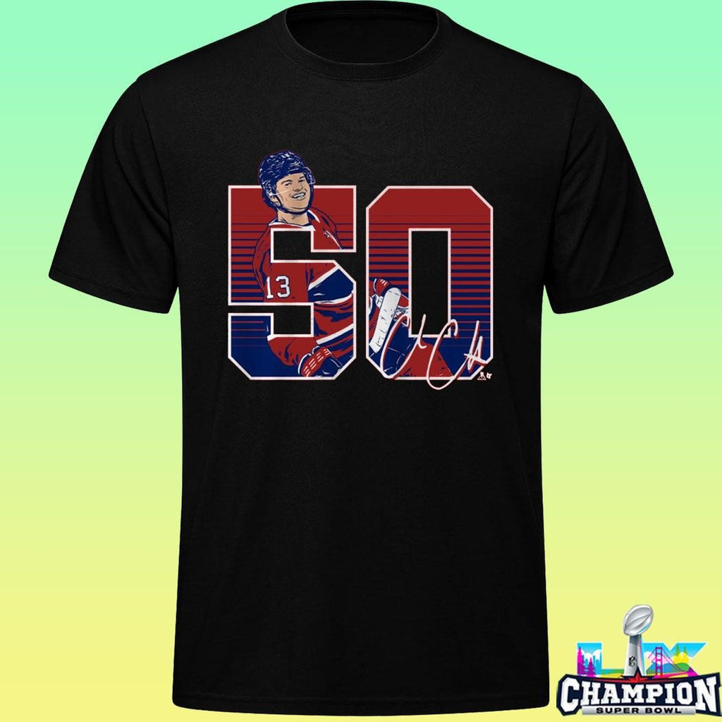 Cole Caufield 50 Goals Shirt