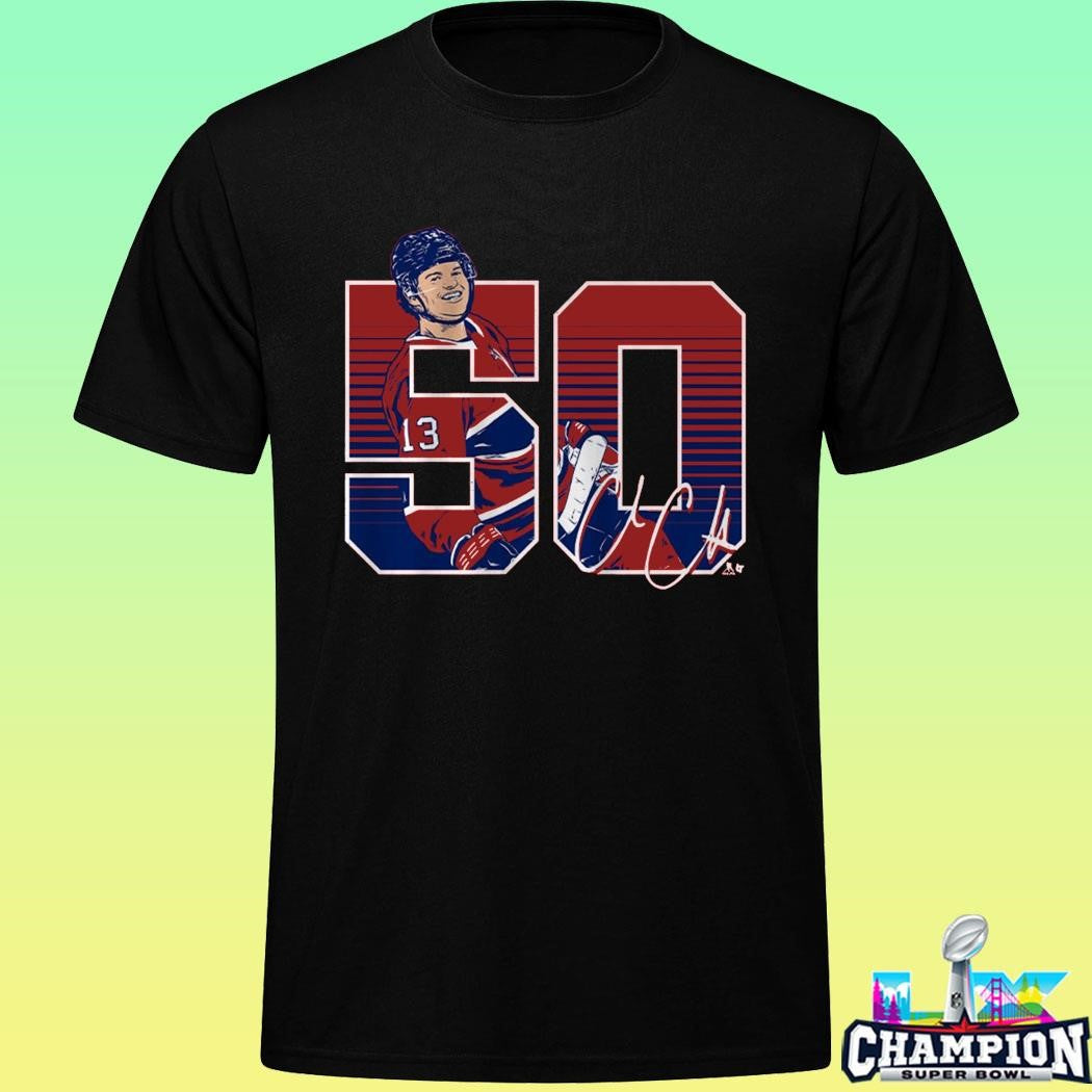 Cole Caufield 50 Goals Shirt