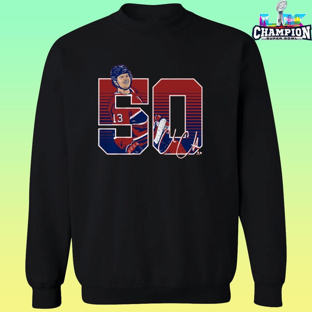 Cole Caufield 50 Goals Shirt