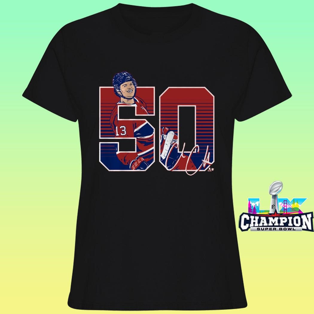 Cole Caufield 50 Goals Shirt