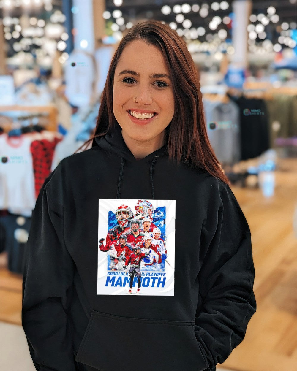 Colorado Avalanche good luck in the Playoffs vs Utah Mammoth shirt