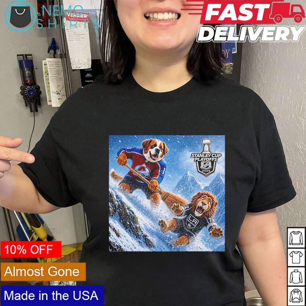 Colorado Avalanche sweep LA Kings 2026 Stanley Cup Playoffs mascot shirt