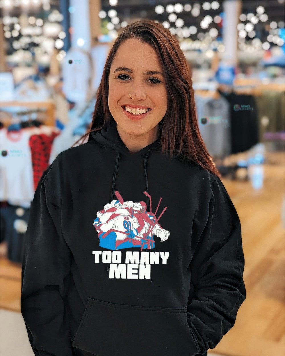 Colorado Avalanche NHL too many men shirt