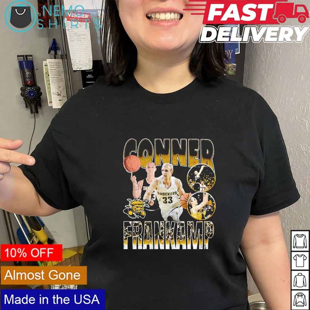 Conner Frankamp Wichita State Shockers men’s basketball vintage graphic shirt