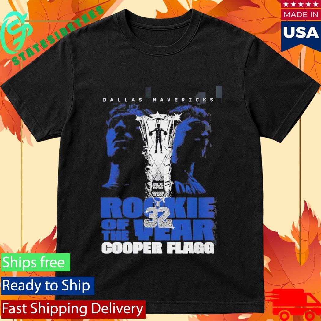 Cooper Flagg Dallas Mavericks Rookie Of The Year Chain T-Shirt