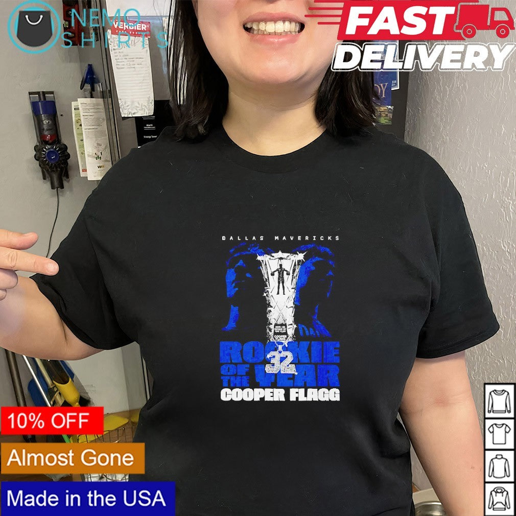 Cooper Flagg Dallas Mavericks Rookie of the Years chain 2026 shirt