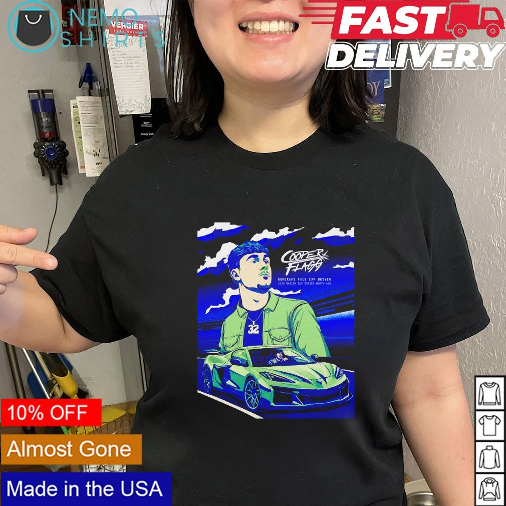 Cooper Flagg Mavericks Honorary Pace Car Driver 2026 NASCAR shirt