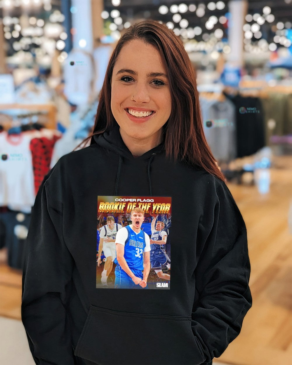 Cooper Flagg NBA Rookie of the Year award Dallas Mavericks shirt