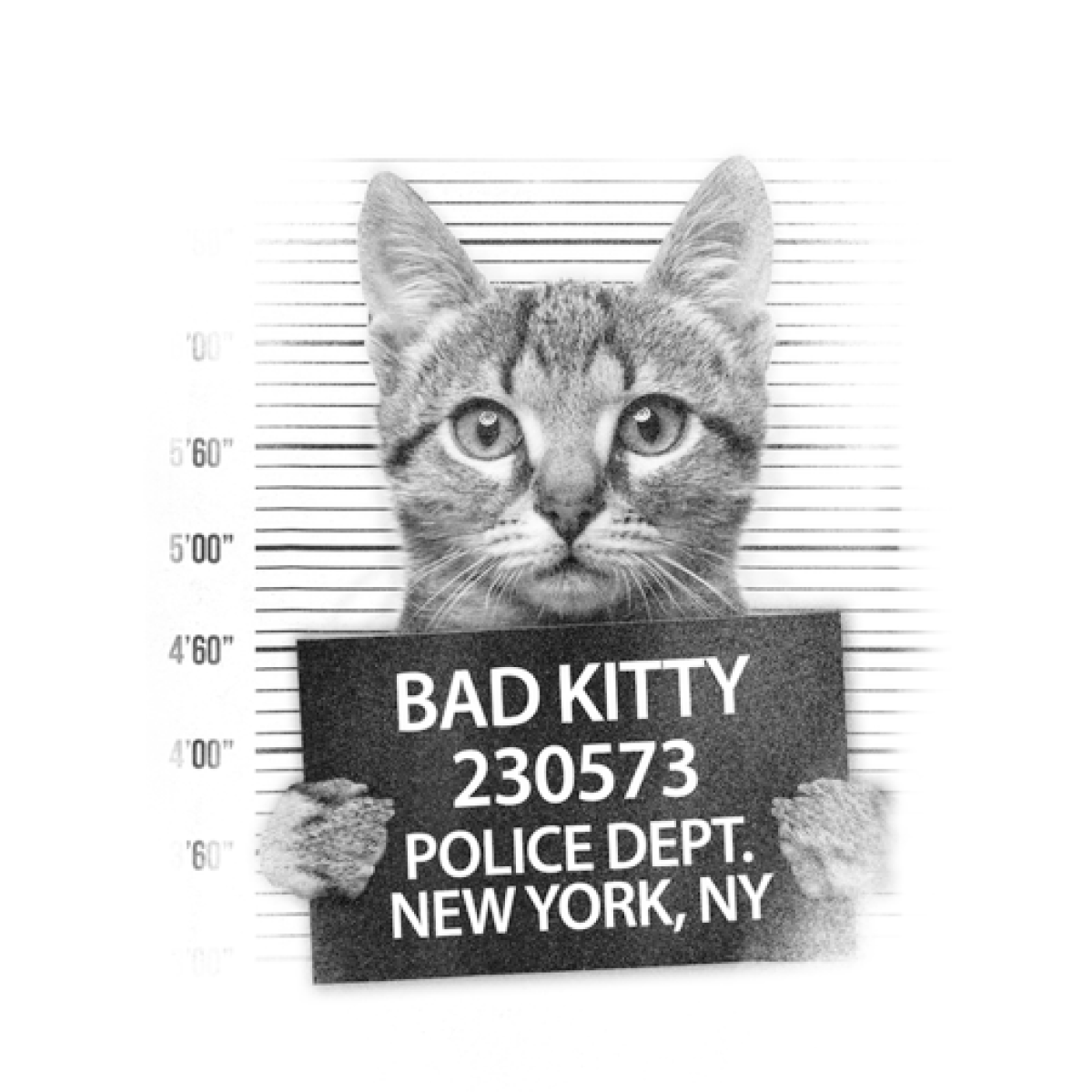 Funny Cute Bad Kitty Cat Tank Top