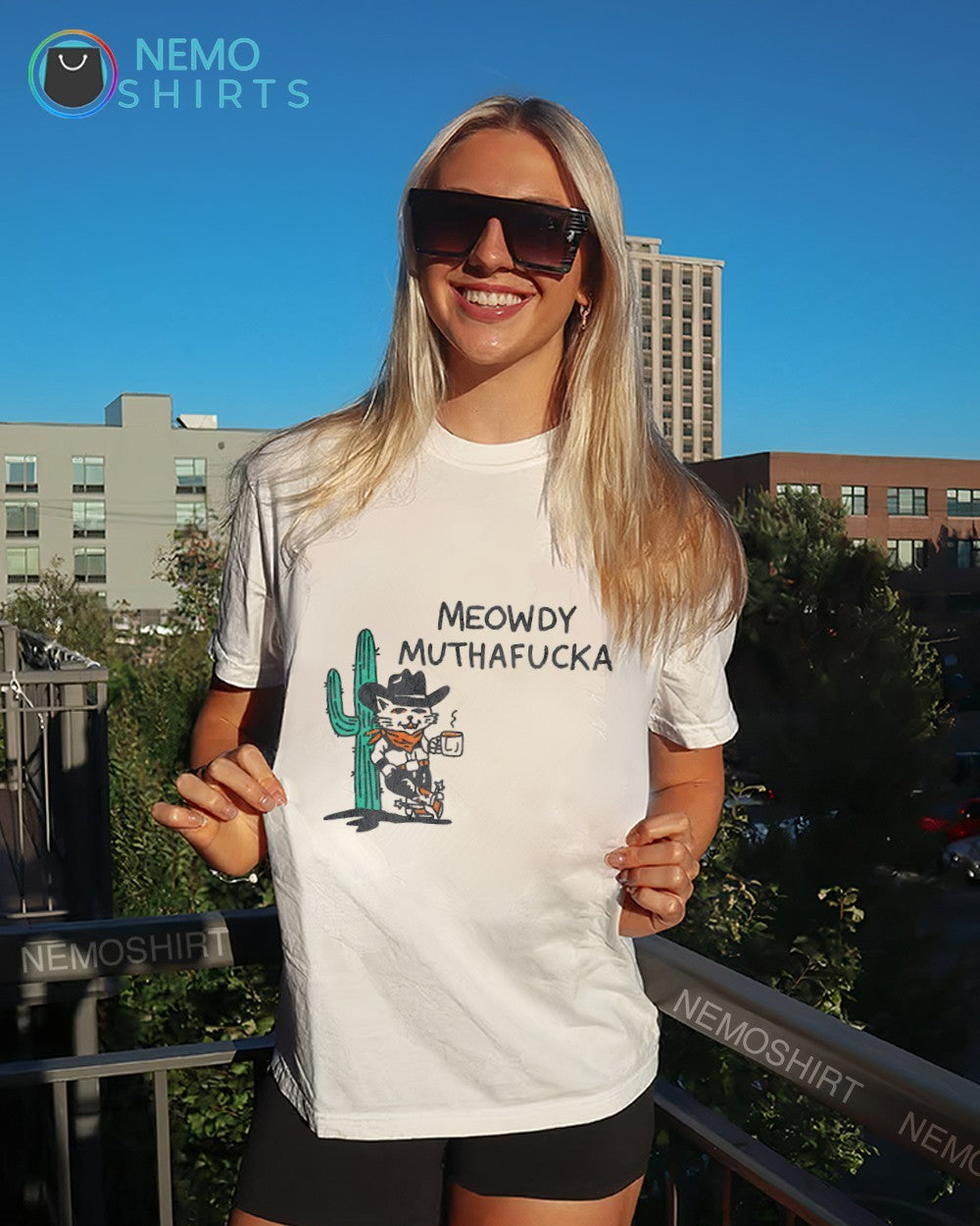 Cowboy Kitty meowdy muthafucka shirt