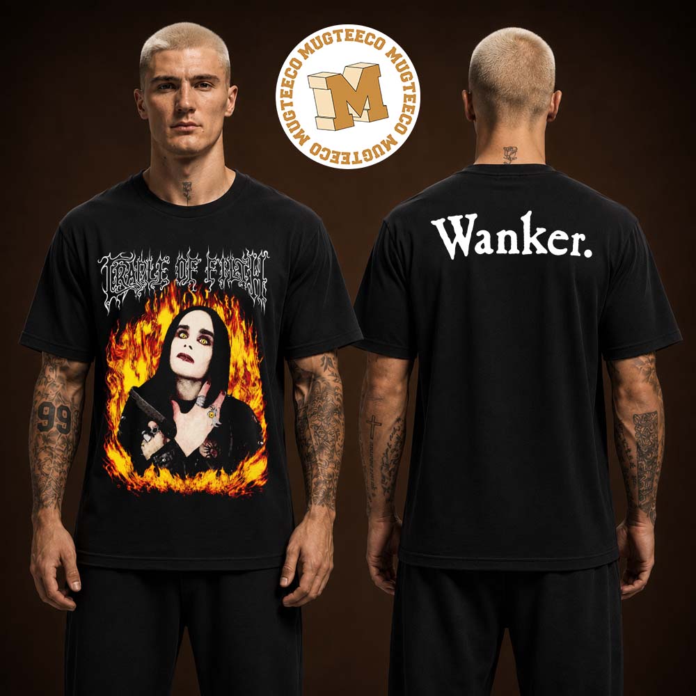 Cradle of Filth Merch Tee Vintage Two Sided Unisex Black T-Shirt