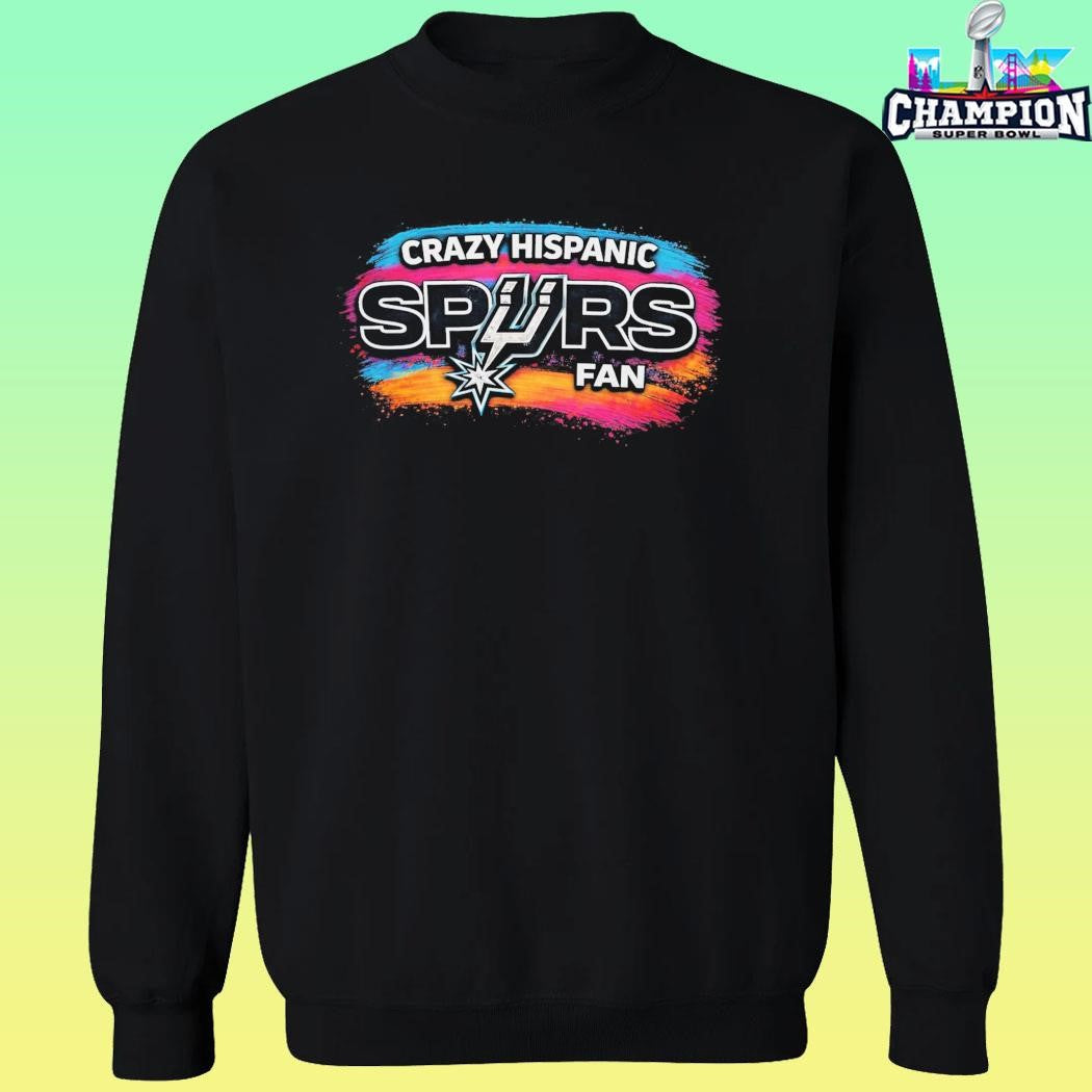 Crazy Hispanic Spurs Fan Shirt