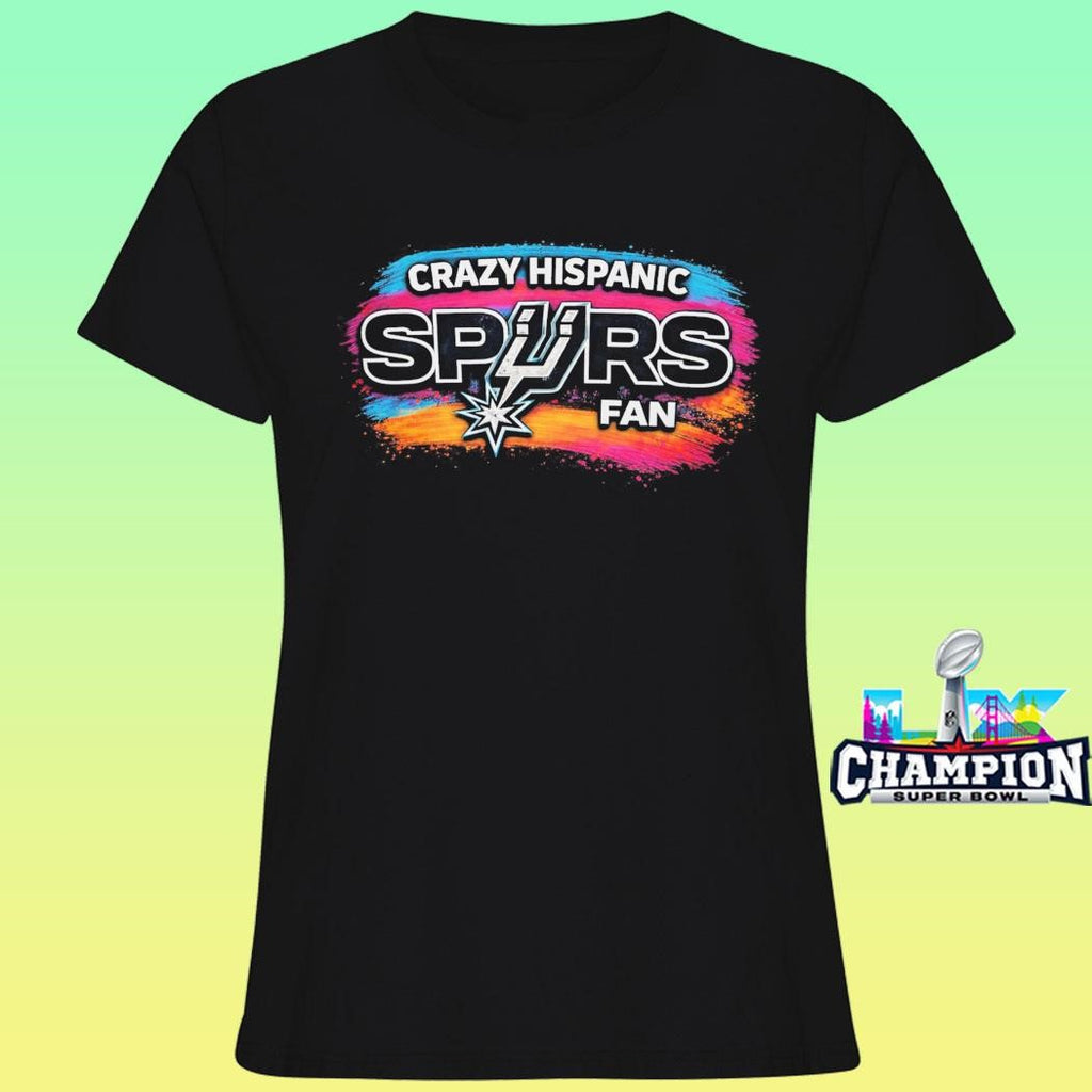 Crazy Hispanic Spurs Fan Shirt