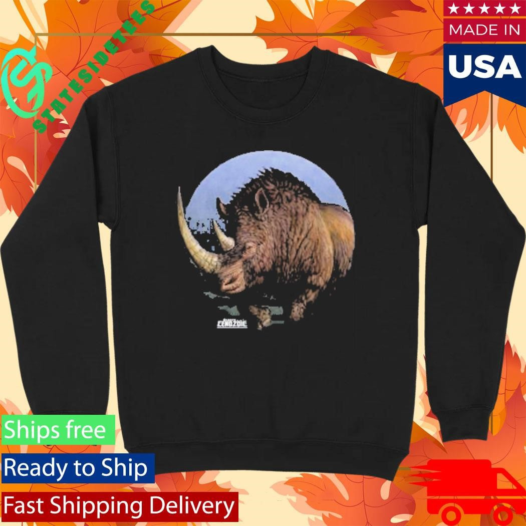 Creative Beast Studio Woolly Rhino Retro Shirt
