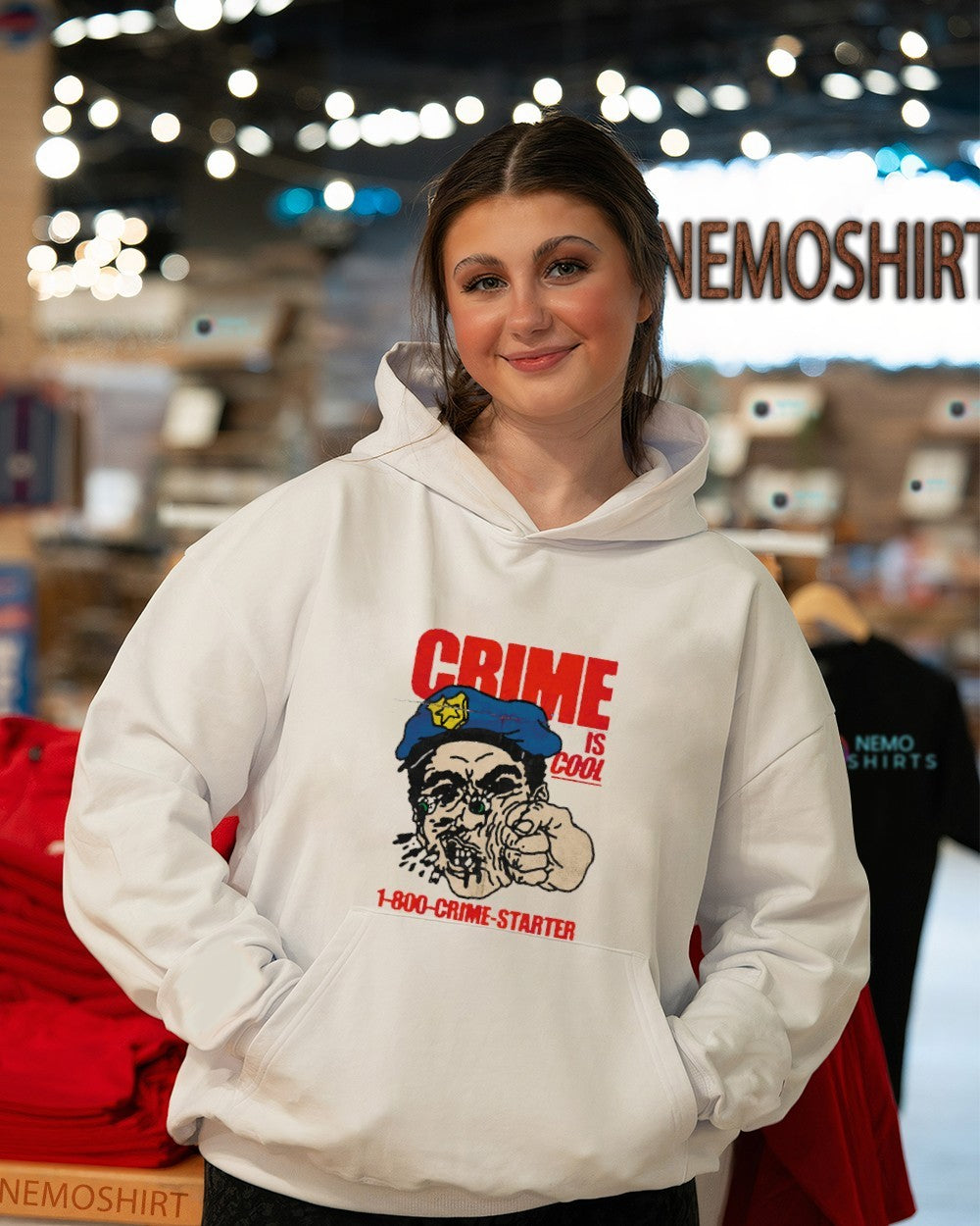 Crime is cool 1800 crime starter shirt