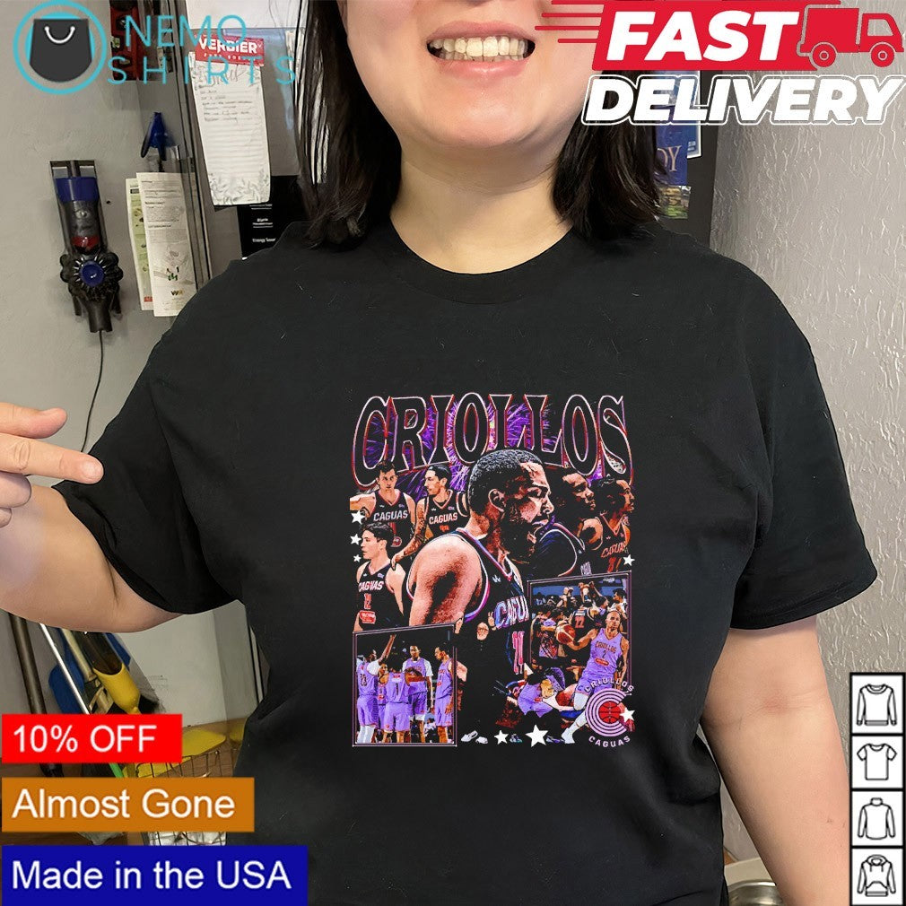 Criollos de Caguas basketball team players shirt