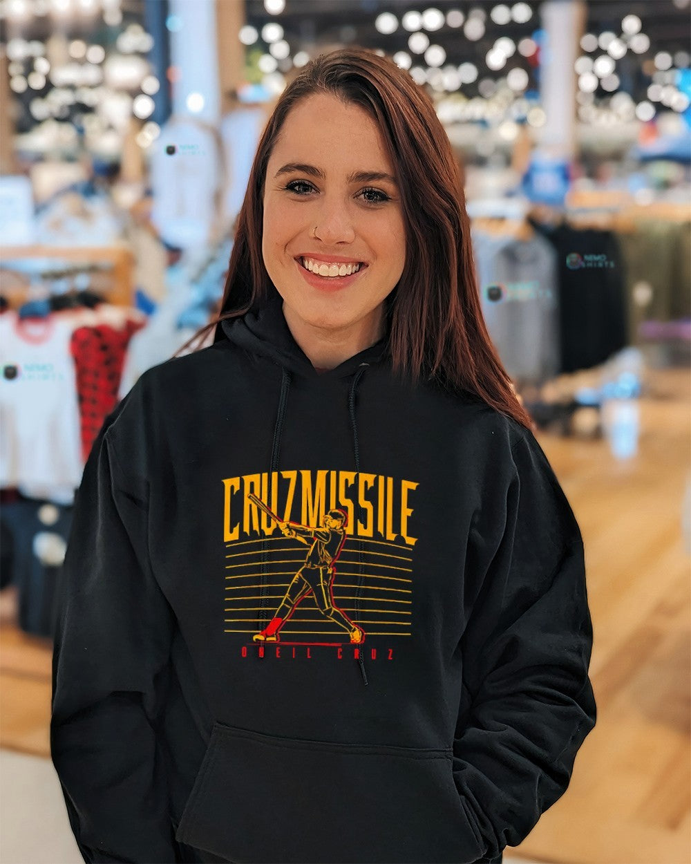 Cruz Missile Oneil Cruz hitting missile Pittsburgh Pirates shirt
