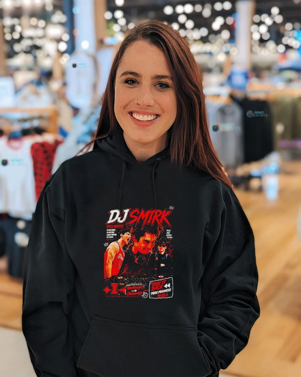 DJ SMIRK David Mirkovic Illinois Fighting Illini run it back retro graphic shirt