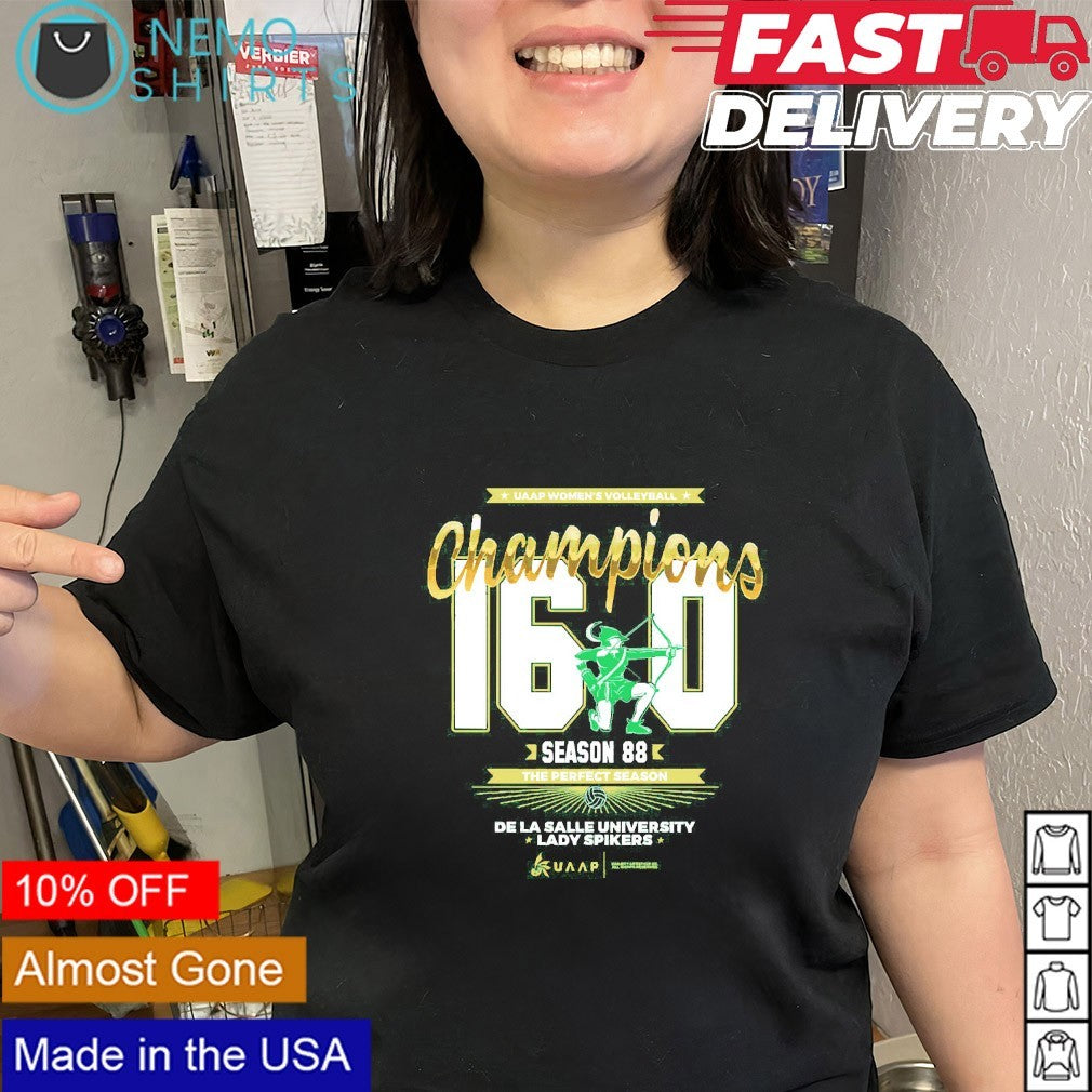 DLSU Lady Spikers UAAP women’s volleyball champions 16 0 the perfect season shirt
