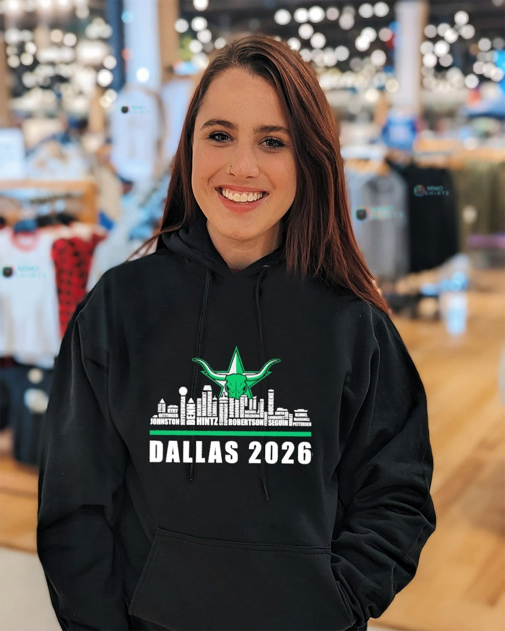 Dallas Stars 2026 logo city names shirt