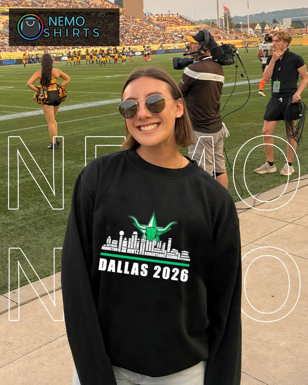 Dallas Stars 2026 logo city names shirt