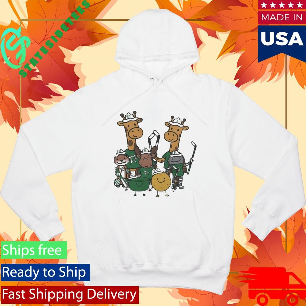 Dallas Stars NHL Stars Cartoon Group Illustration Shirt