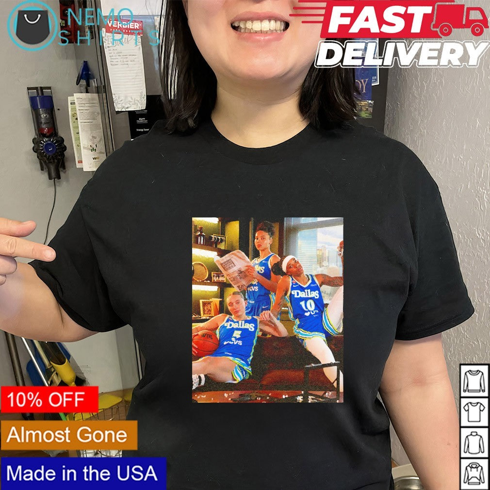 Dallas Wings 2026 Azzi Fudd Paige Bueckers Aziaha James photo shirt