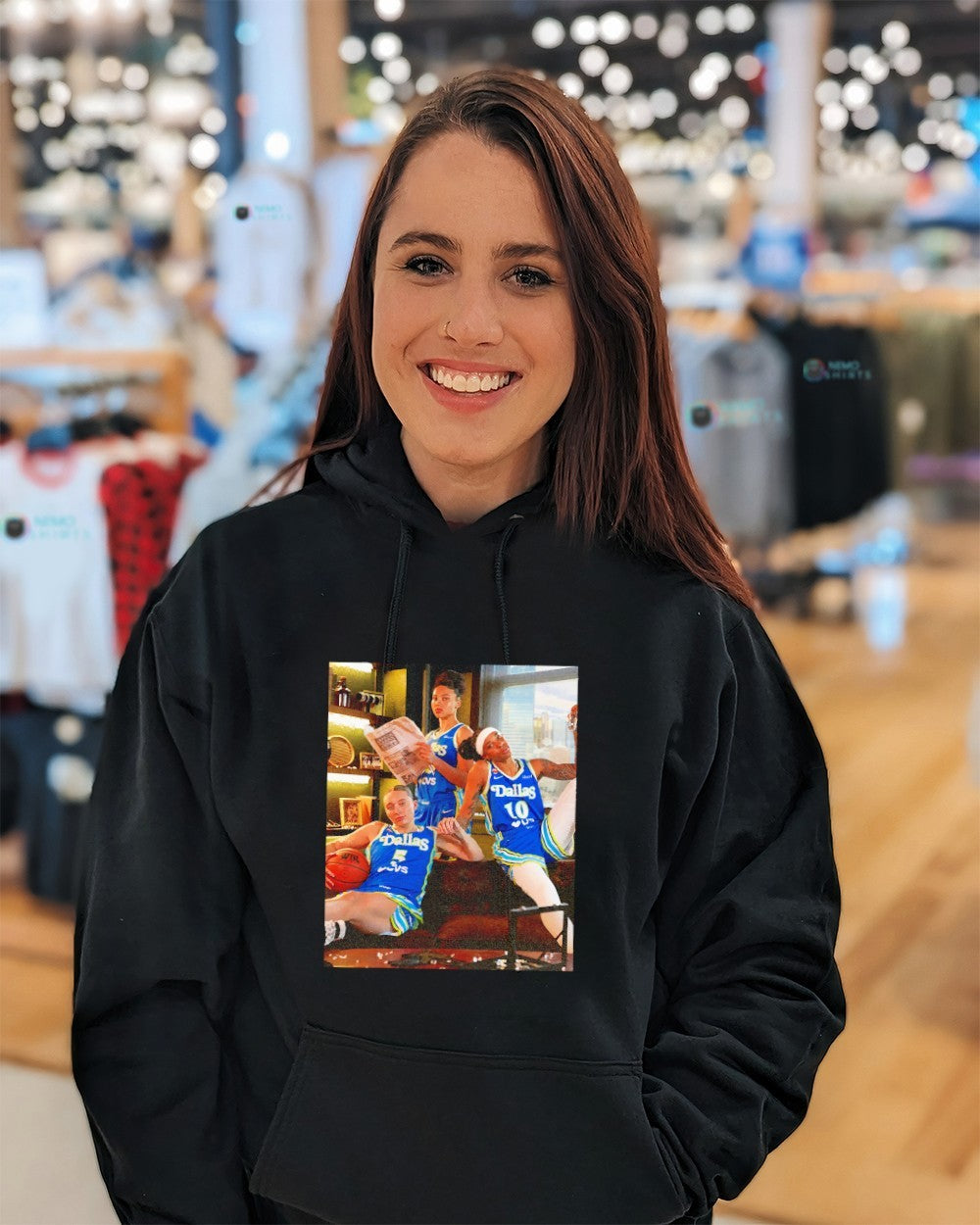 Dallas Wings 2026 Azzi Fudd Paige Bueckers Aziaha James photo shirt