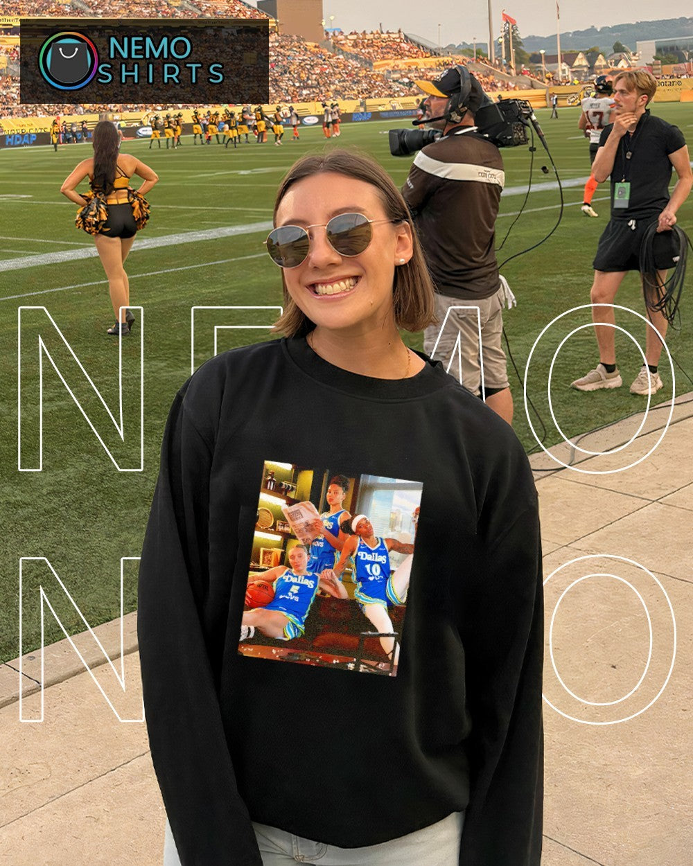 Dallas Wings 2026 Azzi Fudd Paige Bueckers Aziaha James photo shirt