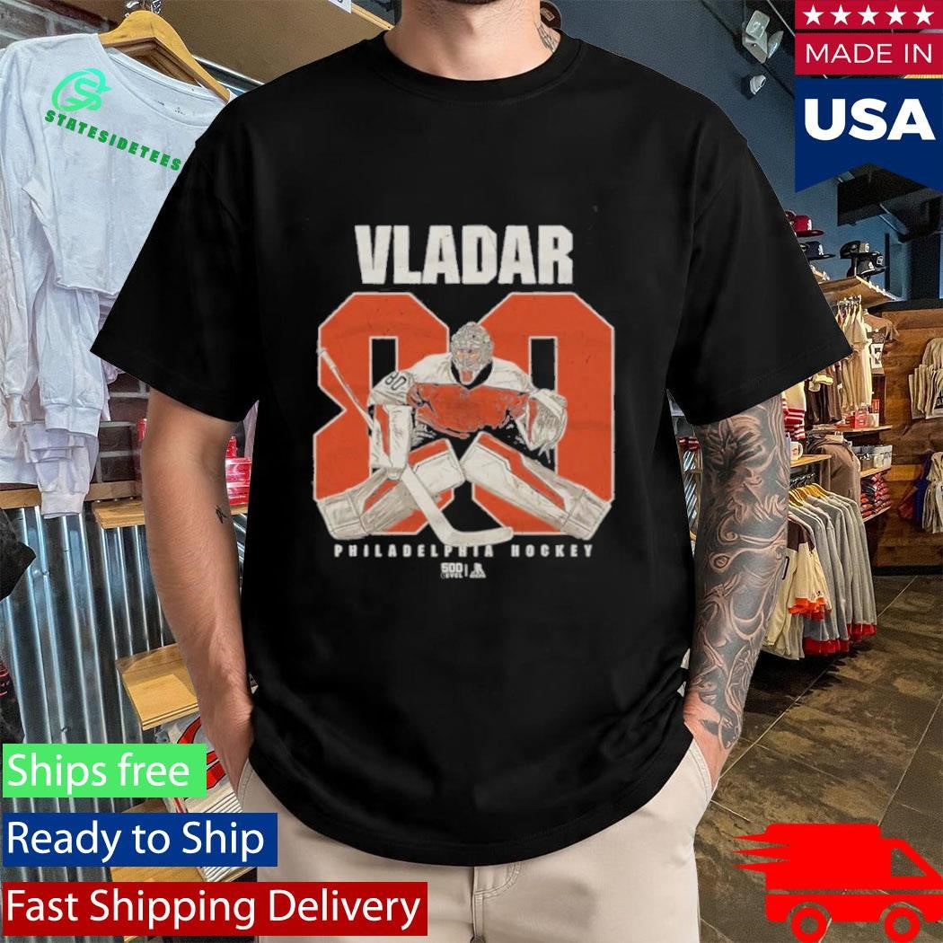 Dan Vladar Philadelphia Number WHT Shirt