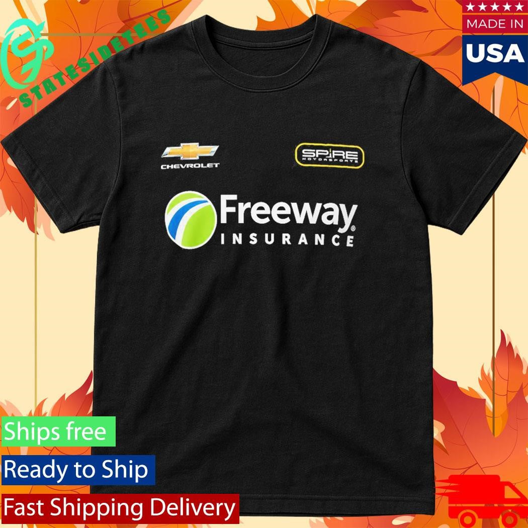 Daniel Suarez Spire Motorsports Freeway Insurance Chevrolet Team Shirt
