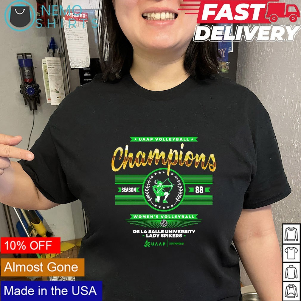 De La Salle University Lady Spikers UAAP Women’s Volleyball Season 88 logo shirt