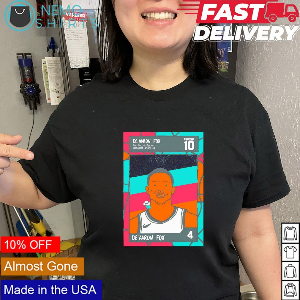 De’Aaron Fox San Antonio Spurs base set 2026 shirt