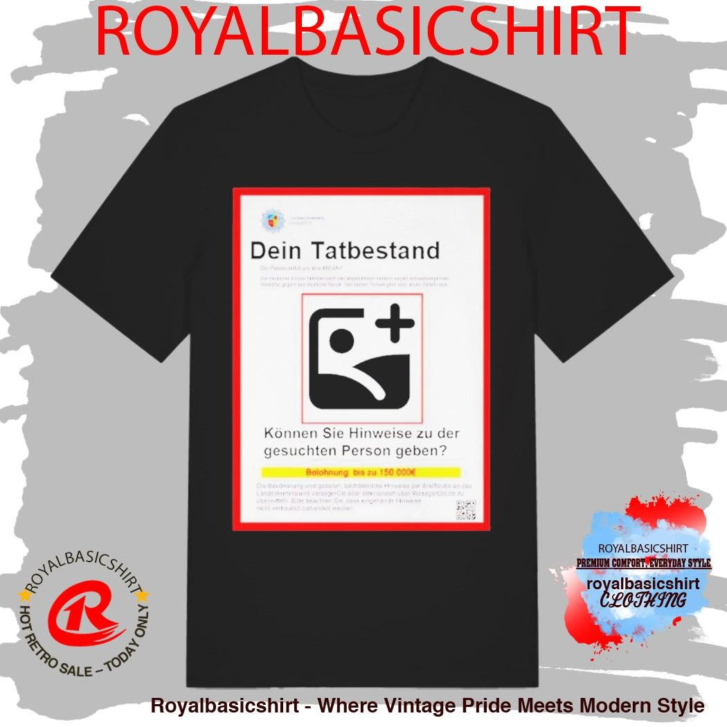 Dein personalisierbares Gesucht graphic Shirt