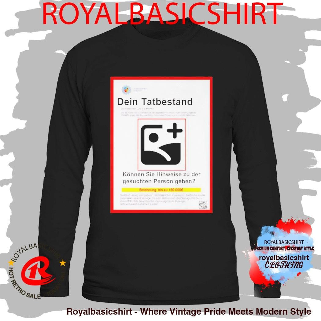 Dein personalisierbares Gesucht graphic Shirt