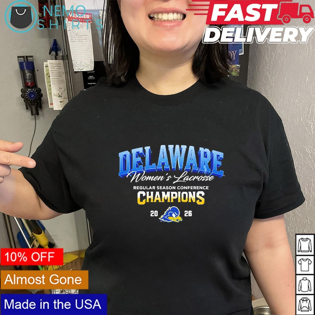 Delaware women’s lacrosse regular season conference champions 2026 shirt