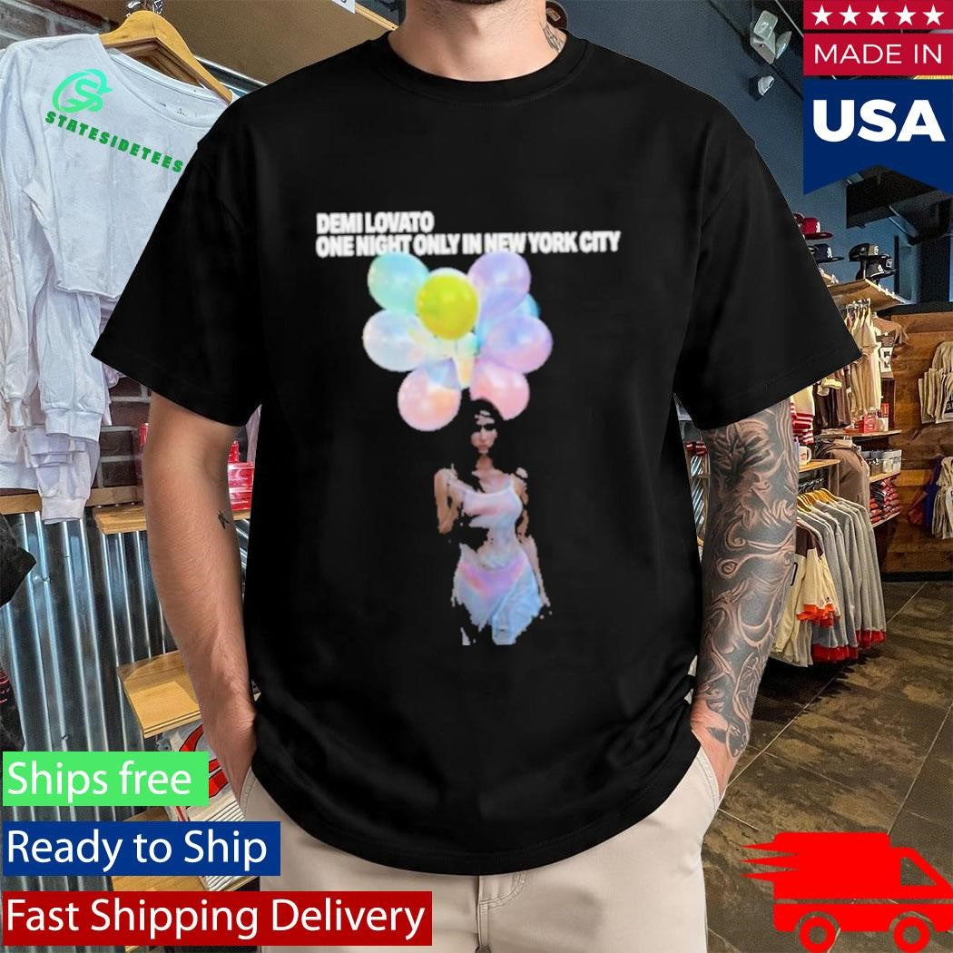 Demi Lovato One Night Only In New York City Exclusive Balloon Shirt