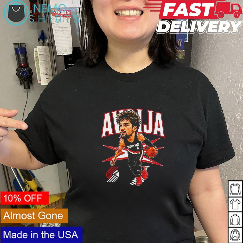 Deni Avdija Portland Trail Blazers caricature player big head shirt