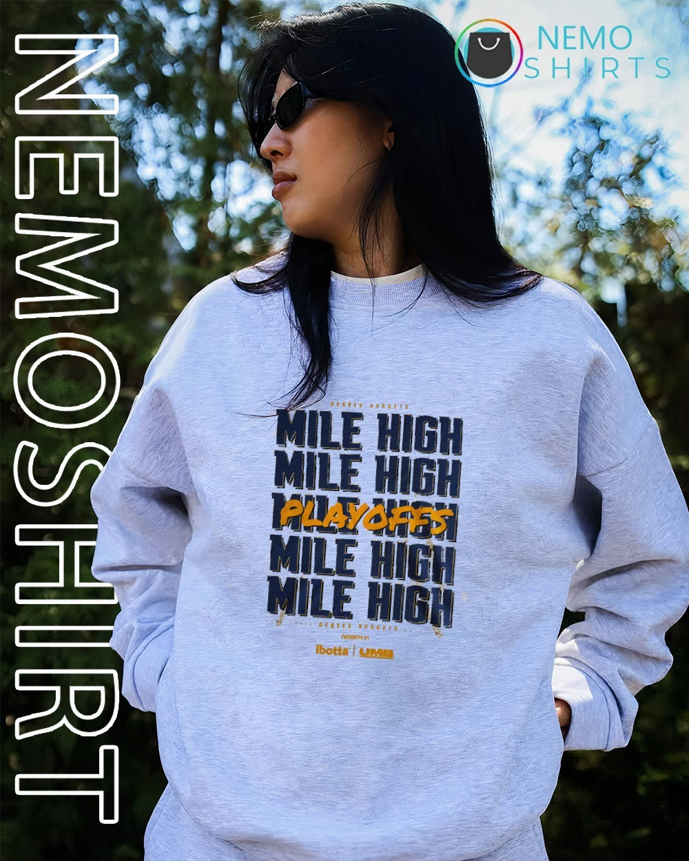 Denver Nuggets Playoffs Mile High repeat shirt