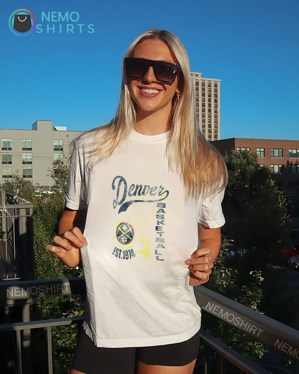 Denver Nuggets basketball est 1974 shirt
