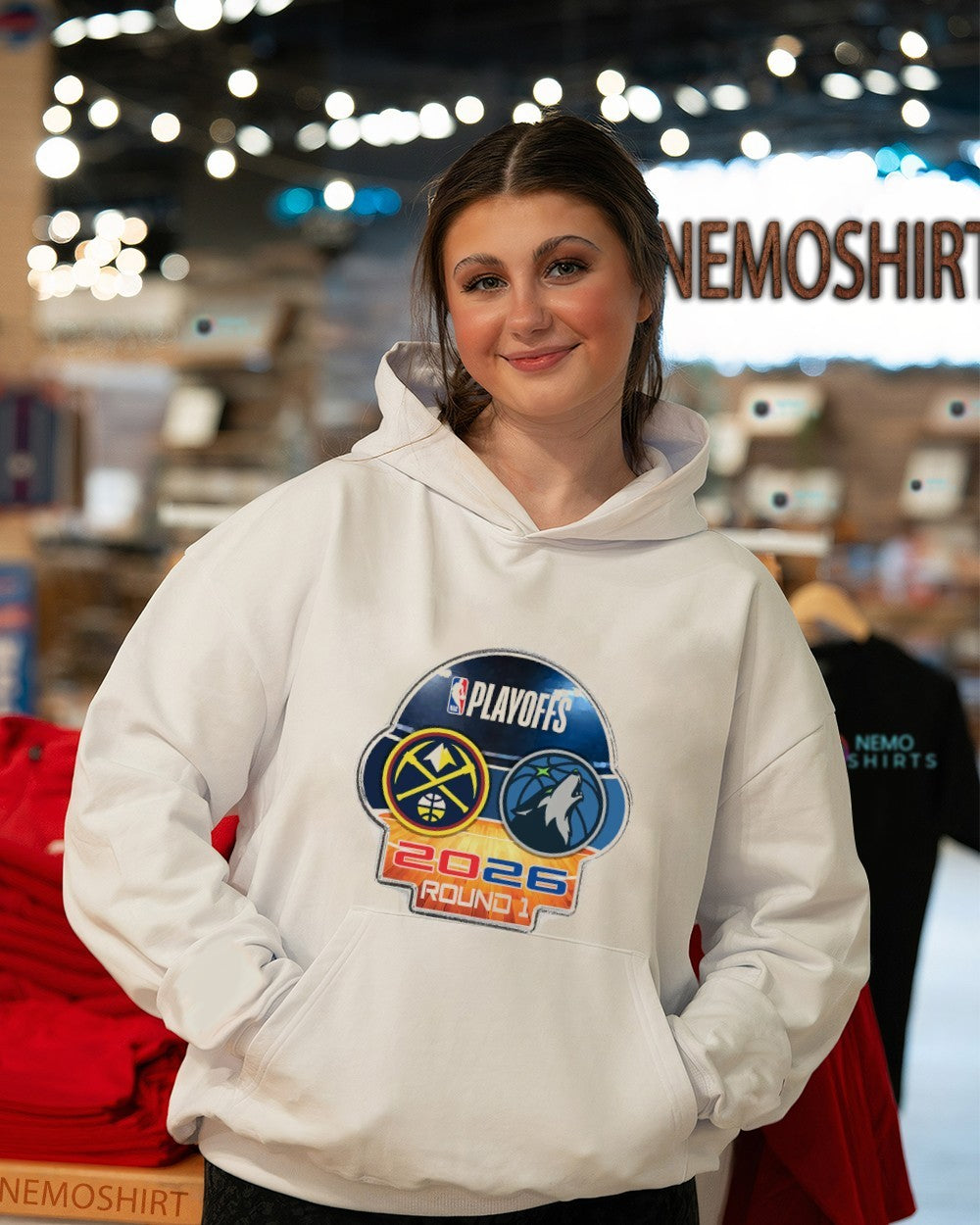 Denver Nuggets vs Minnesota Timberwolves 2026 NBA Playoffs round 1 matchup shirt