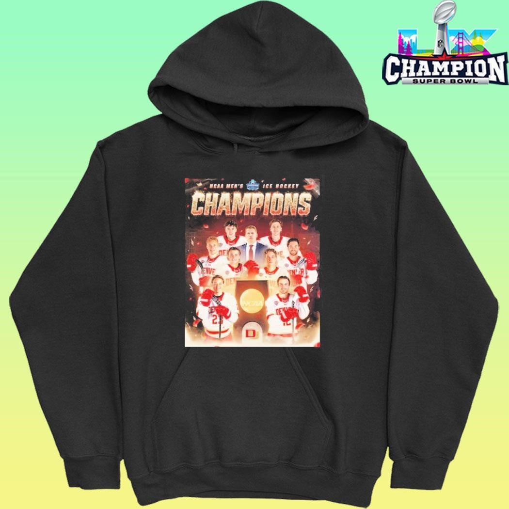 Denver Pioneers Defeating Wisconsin 21 Become 2026 Ncaa Men’s Ice Hockey Champions Shirt
