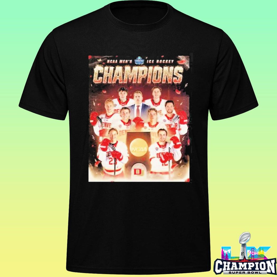 Denver Pioneers Defeating Wisconsin 21 Become 2026 Ncaa Men’s Ice Hockey Champions Shirt