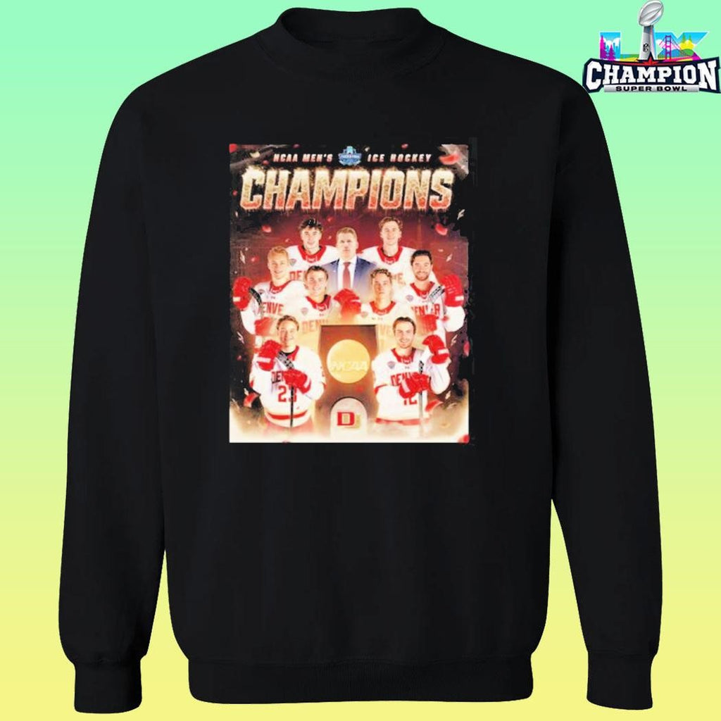 Denver Pioneers Defeating Wisconsin 21 Become 2026 Ncaa Men’s Ice Hockey Champions Shirt