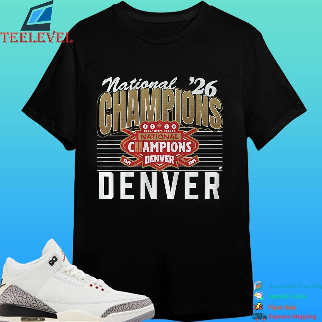 Denver Pioneers Men’s Ice Hockey 2026 National Champions Shirt
