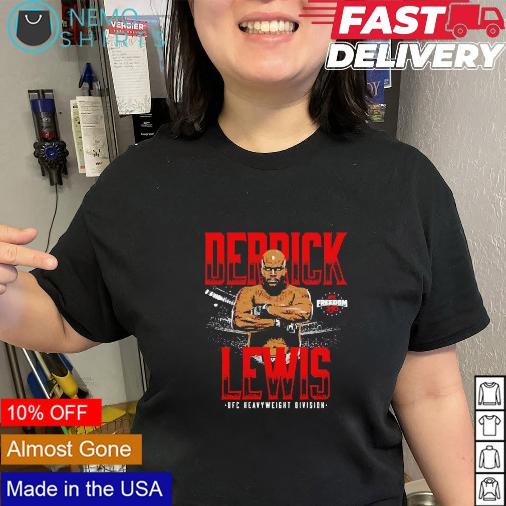 Derrick Lewis UFC freedom 250 heavyweight division shirt