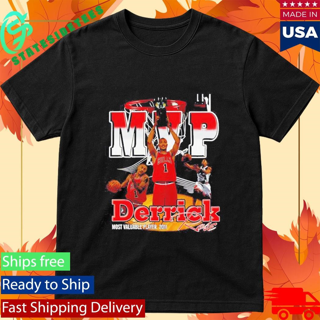 Derrick Rose Chicago Bulls Mvp 2011 90s Bootleg Shirt